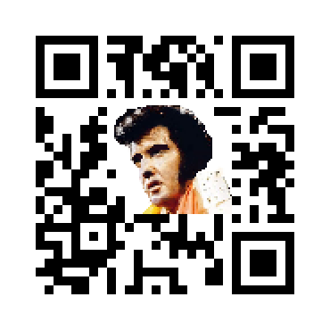 Custom QR Code:Elvis