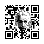 Custom QR Code: Einstein