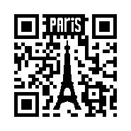 Custom QR Code: Paris