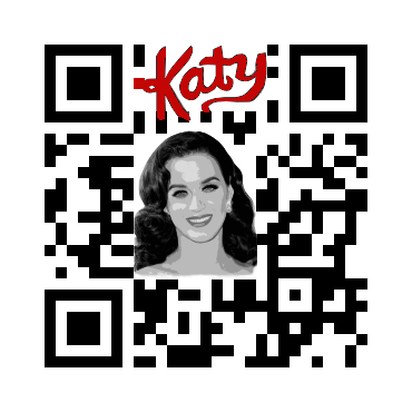 Katy Perry Custom QR Code