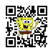 Custom QR Code: Spongebob