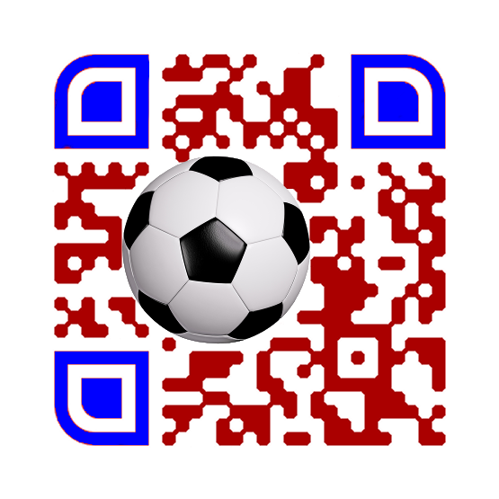 Custom QR Code: Soccer Worldcup