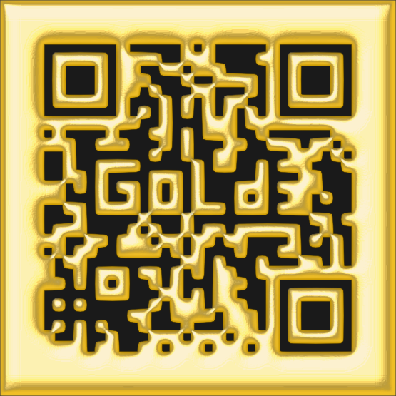 Golden Custom QR Code