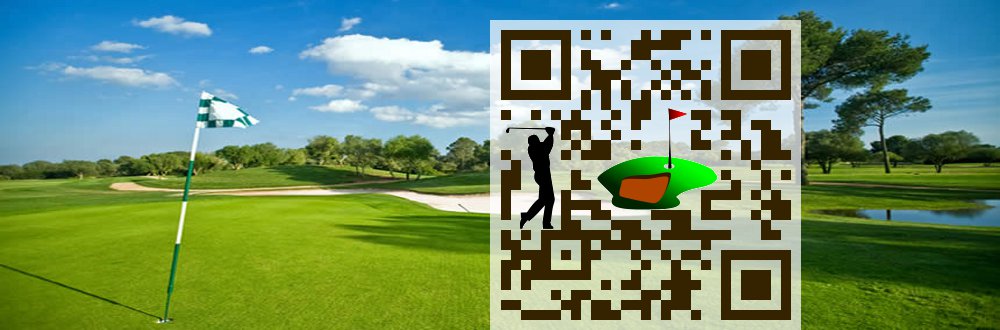 Custom QR Code: Golf course